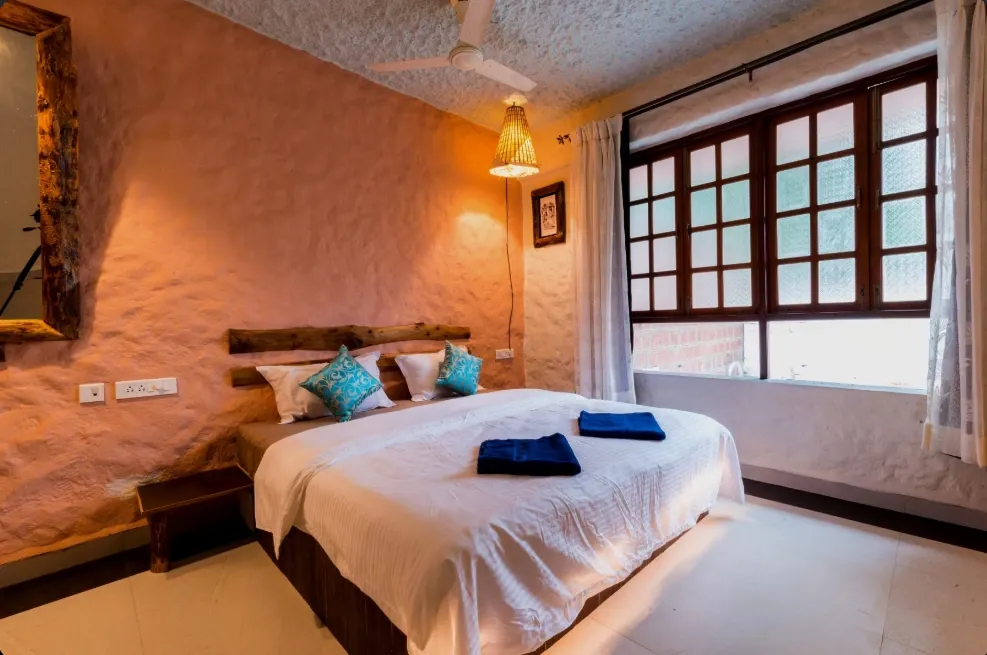 An air-conditioned bedroom